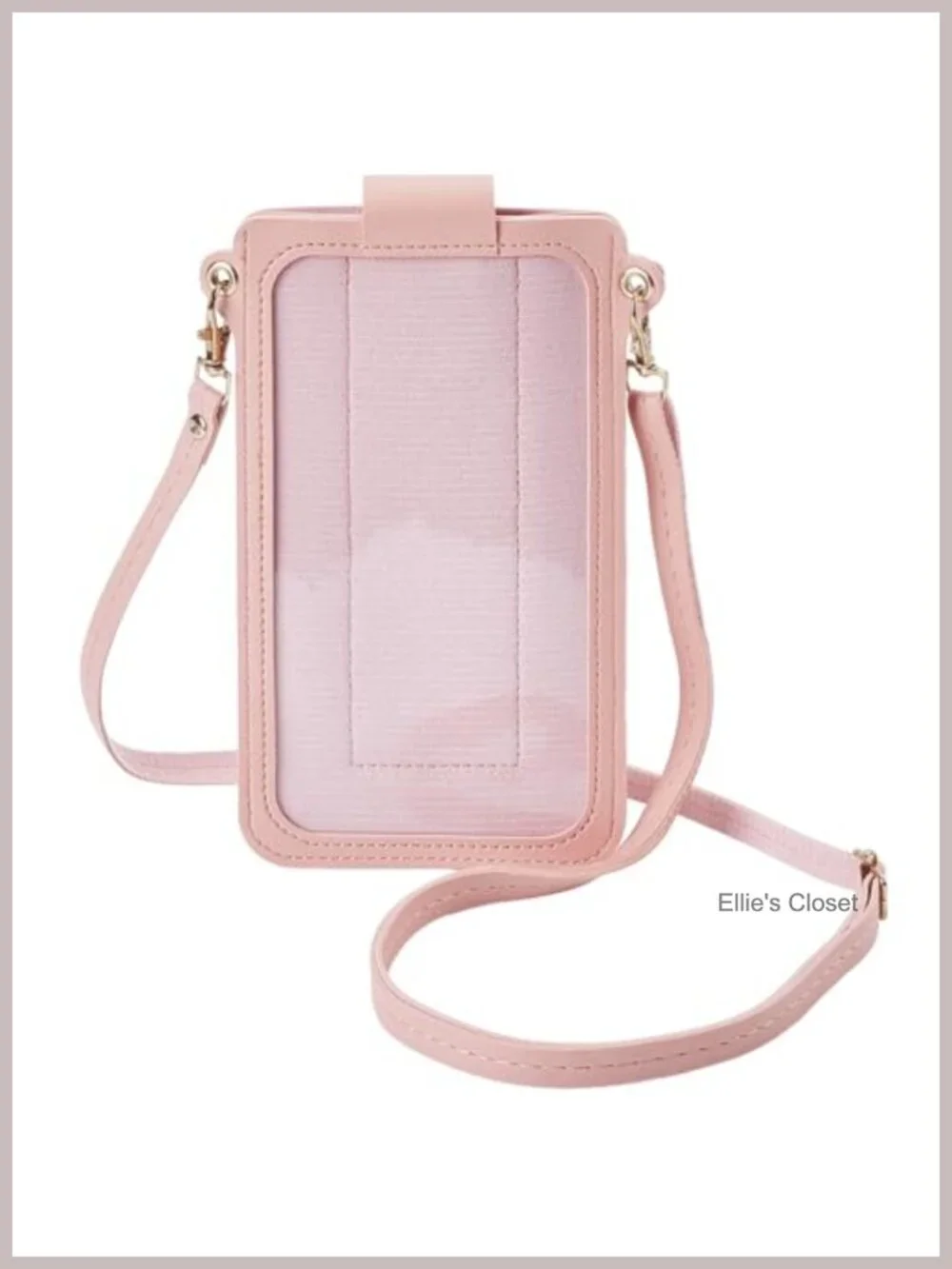 PU Leather Crossbody Bag Touch Screen Cell Phone Wallet Purse Mini Handbags